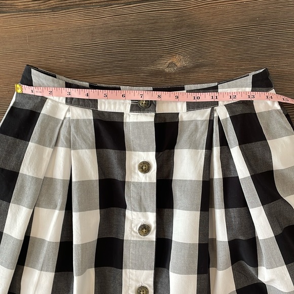 Who What Wear Gingham Print Maxi Skirt 28” Waist - Picture 6 of 7